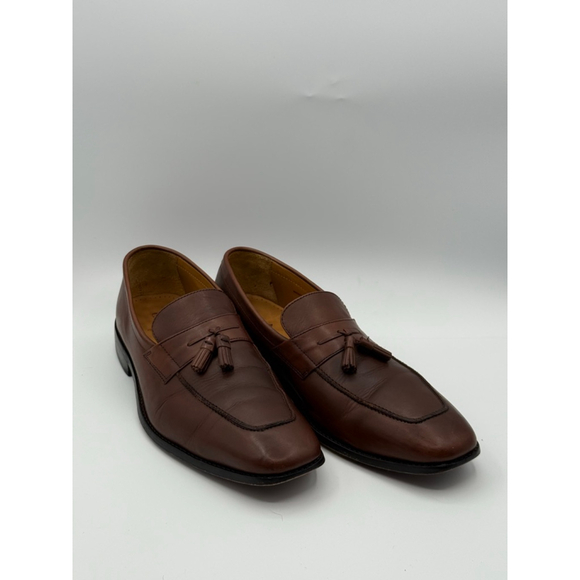 Cole Haan Men’s Brown Leather Tassel Loafers Size 11.5M – Classic Dress Shoe main image 9
